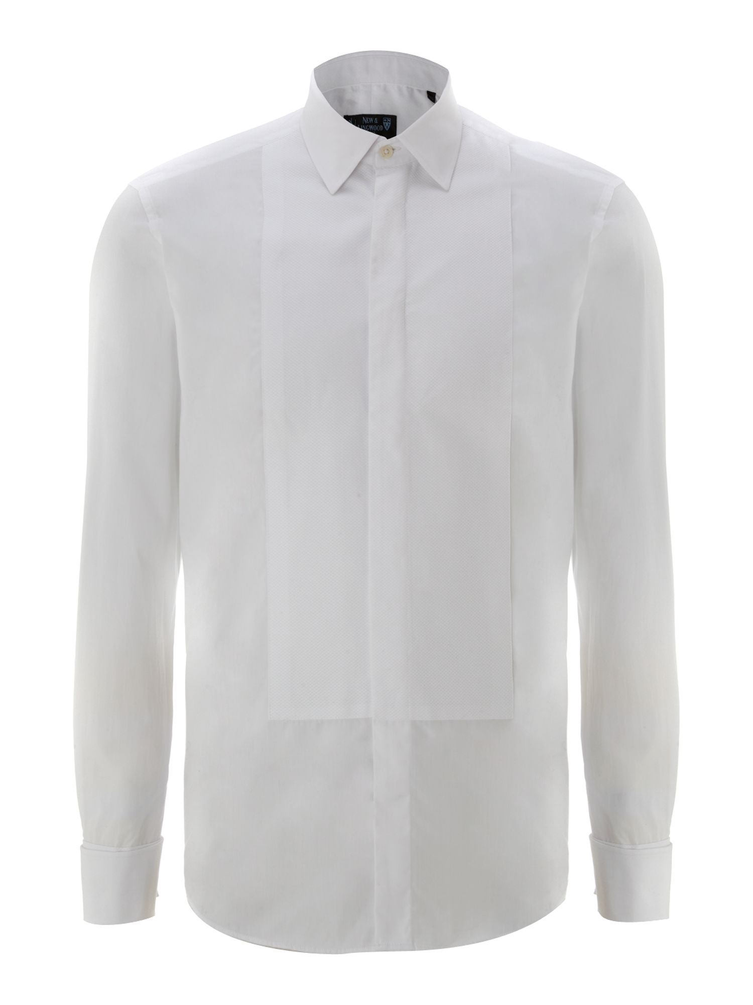 New & lingwood Dinner Shirt with Standard Collar Marcella Bib in White ...