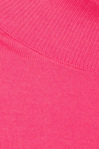 J.crew Fineknit Merino Wool Turtleneck Sweater in Pink | Lyst
