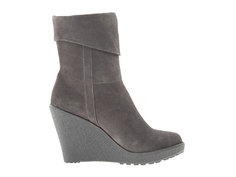 Armani Jeans Mid Wedge Short Shaft Boot in Grey (Gray) - Lyst