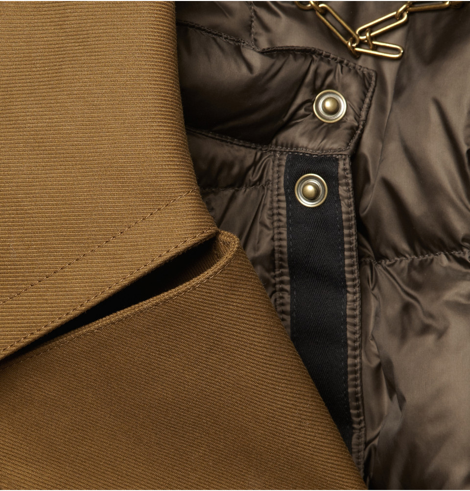 Belstaff Weston Twill Trench Coat and Quilted Jacket in Brown for Men ...