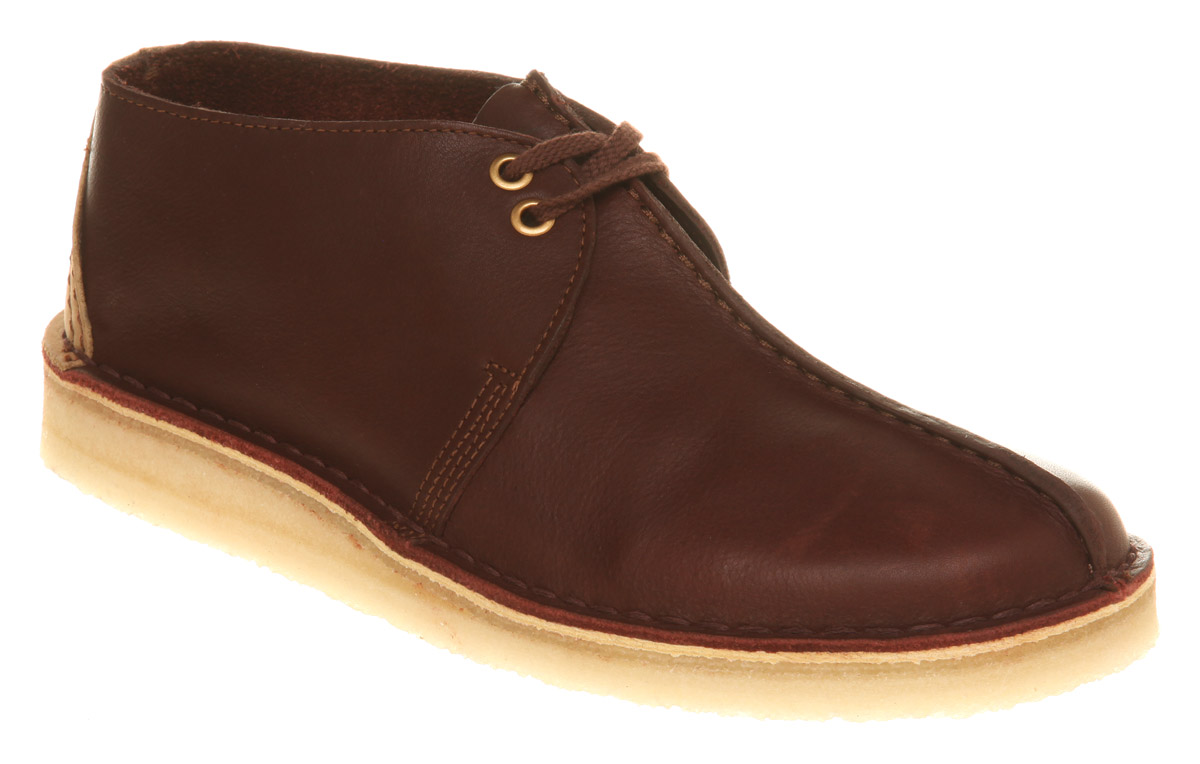 burgundy desert clarks
