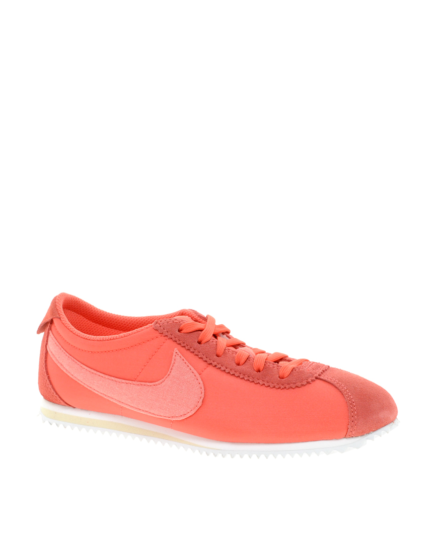 nike cortez pink and red