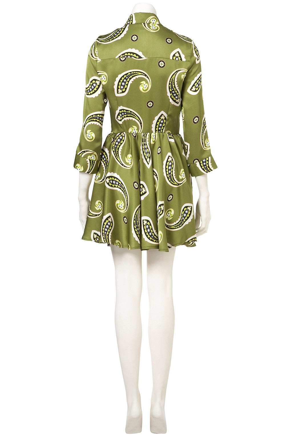 topshop paisley shirt dress