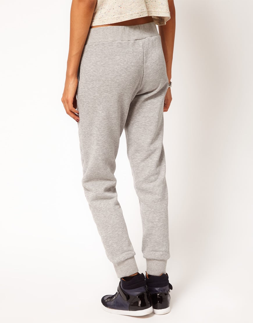 ASOS Exclusive Quilted Joggers in Grey 