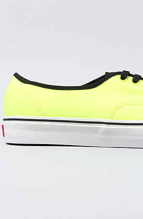 neon yellow vans shoes