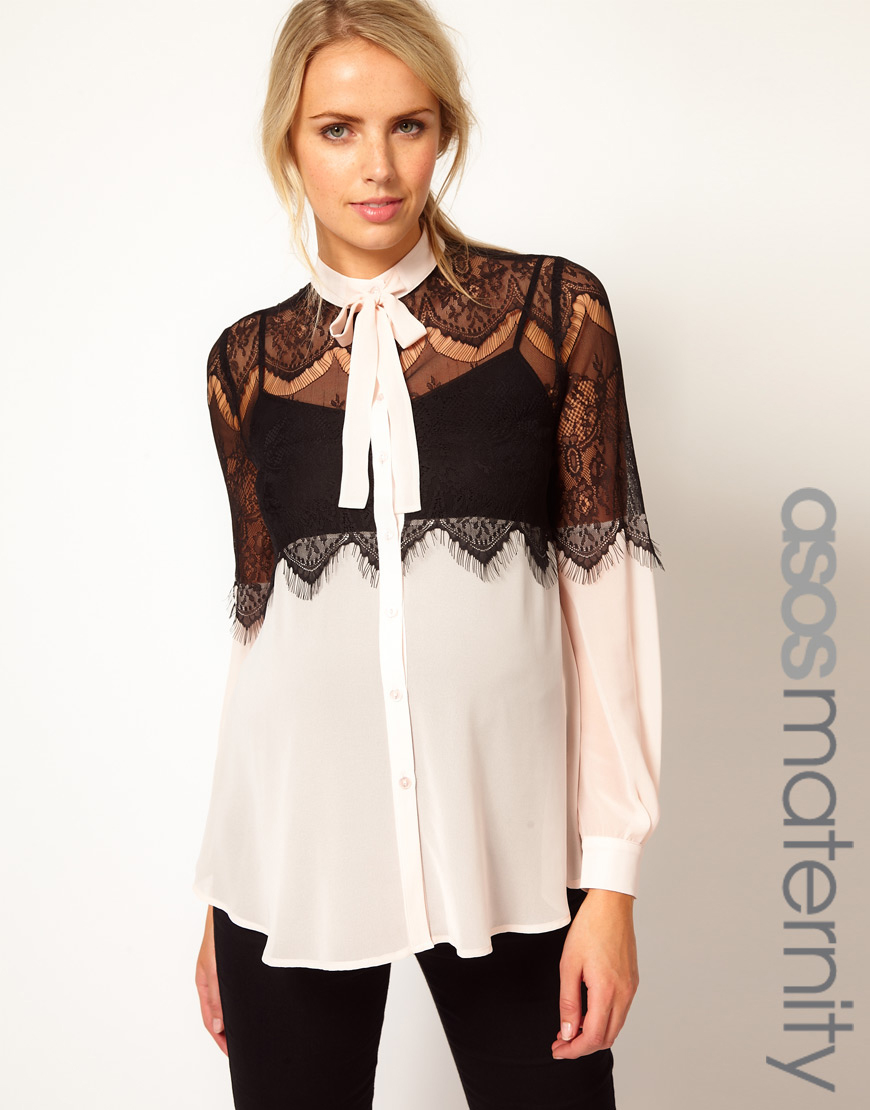 asos lace blouse