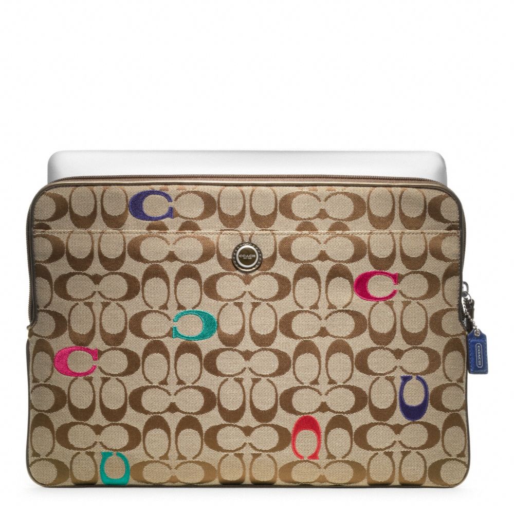 signature coach laptop bag