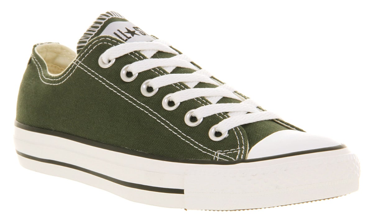 converse all star low green