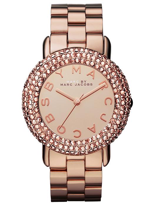 Marc By Marc Jacobs Marci Watch In Pink (rose Gold ) 