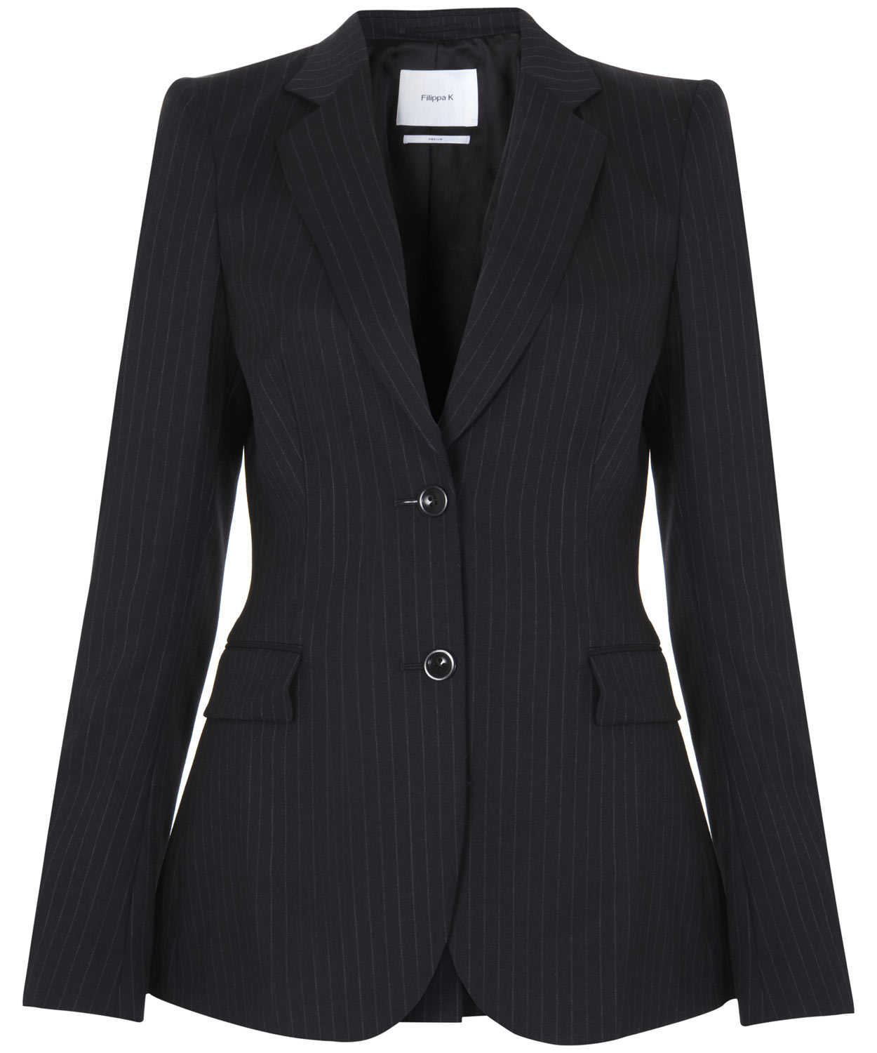 Lyst Filippa K Navy Pinstripe Suit Jacket in Blue
