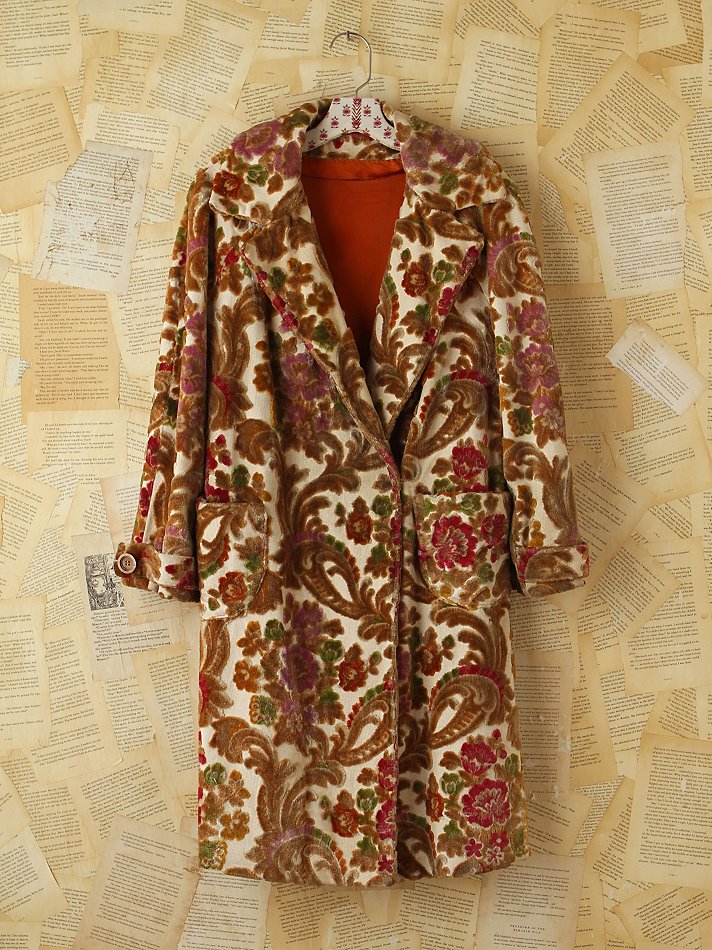 OpenMarketVintage Tapestry Jacket- Tapestry Coat- Floral Jacket- Boho Jacket- Carpet Coat- Hippie Jacket- Floral Coat- Festival Jacket- Vintage Tapestry Coat