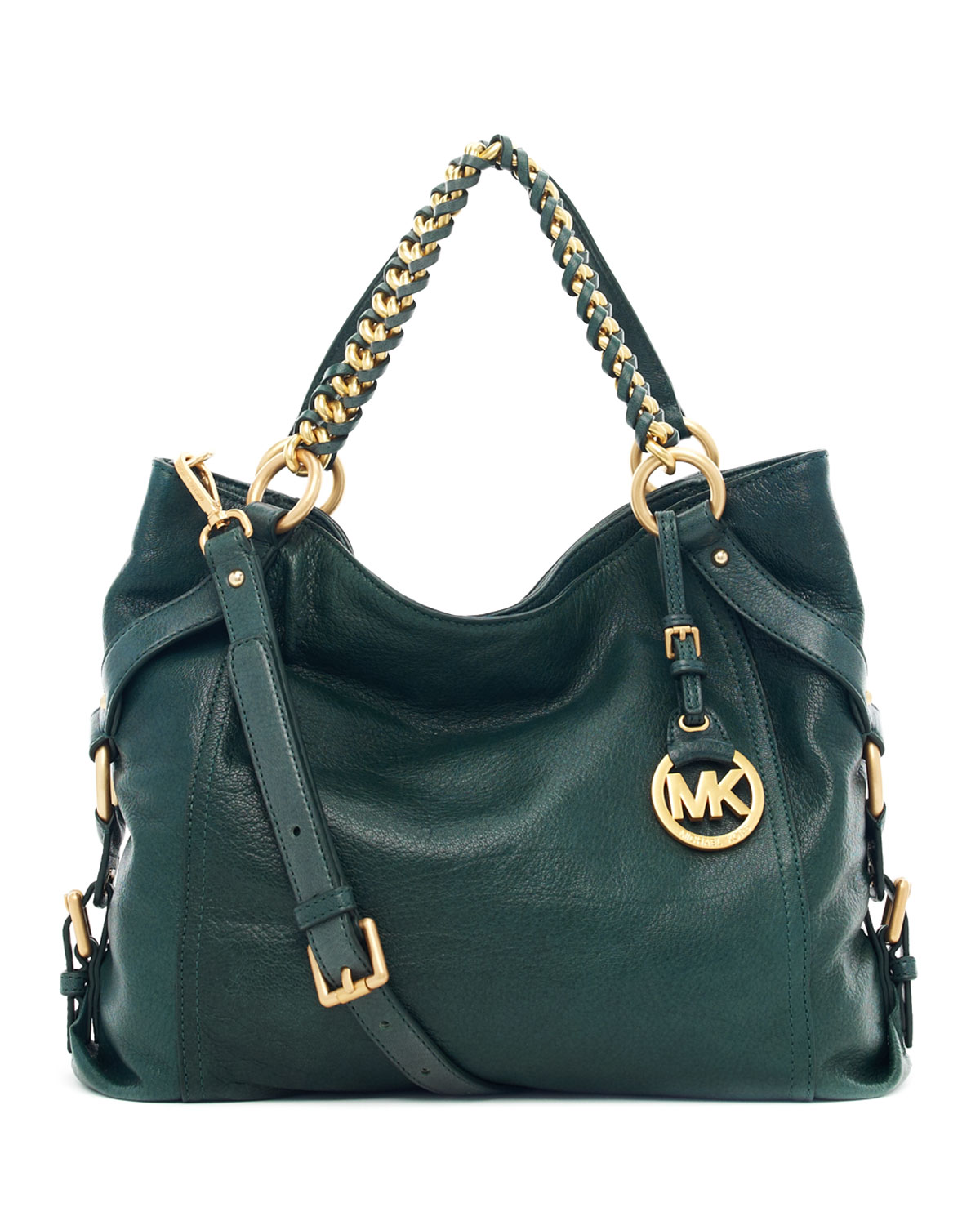 hunter green michael kors bag