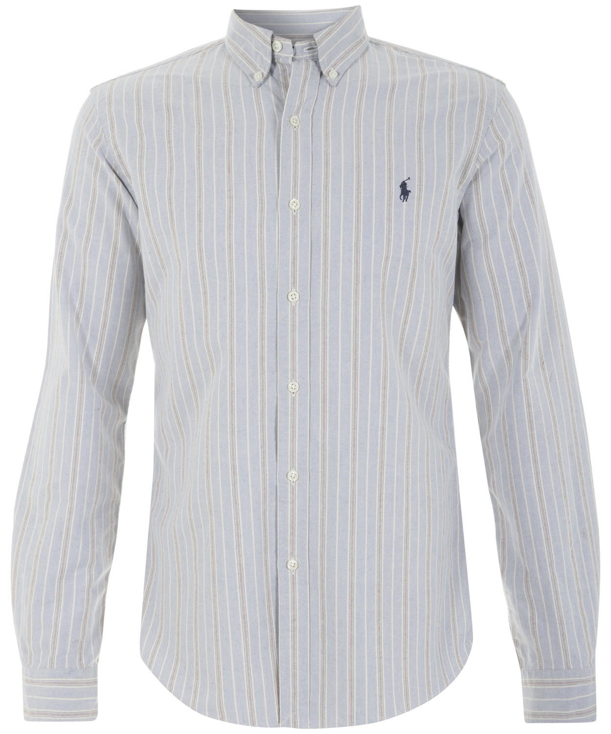 Lyst - Polo Ralph Lauren Light Blue Striped Oxford Shirt in White for Men