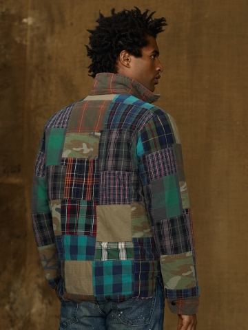 ralph lauren patchwork down jacket
