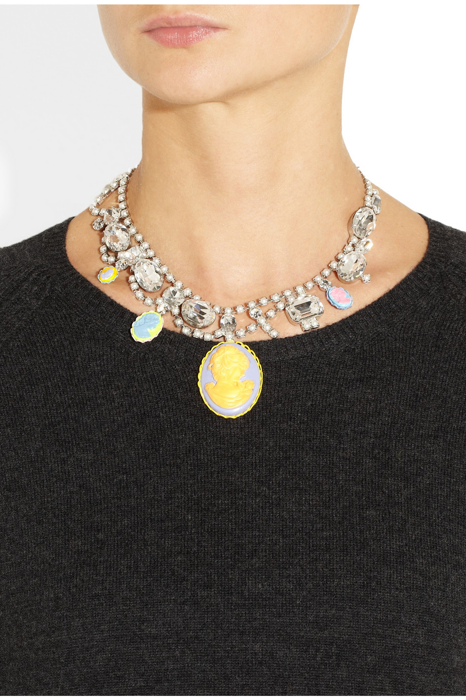 Tom binns cameo on sale necklace