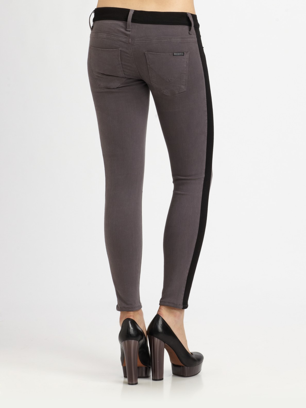striped tuxedo jeans