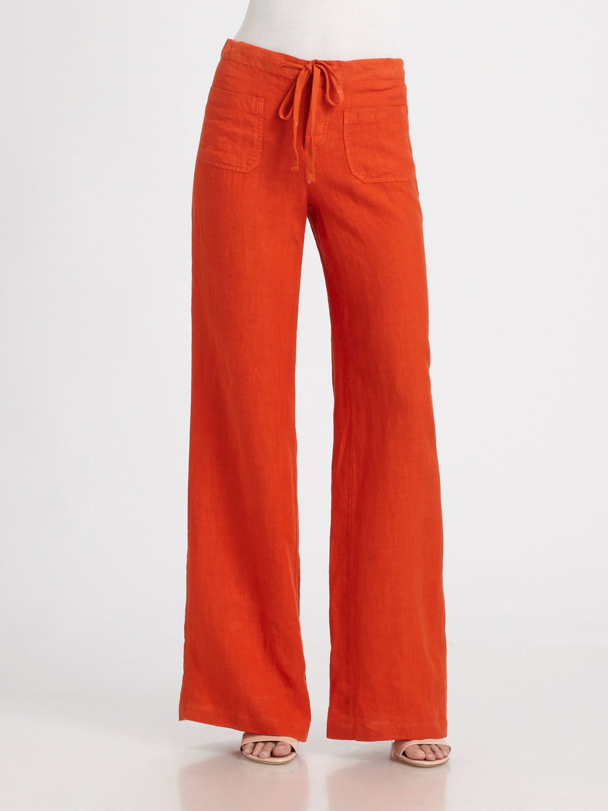 red beach pants