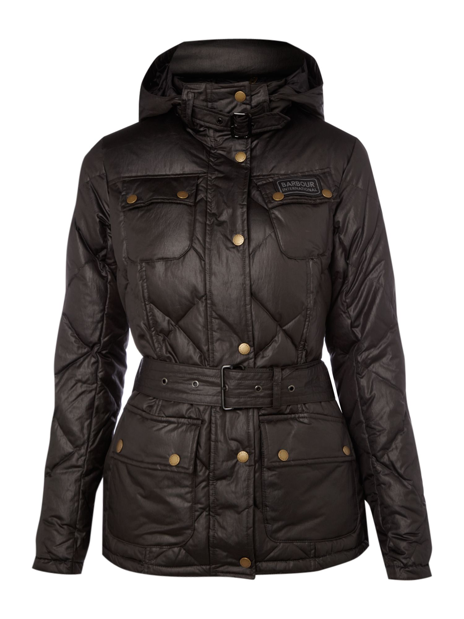  Barbour  Nation Down  Jacket  in Black Lyst