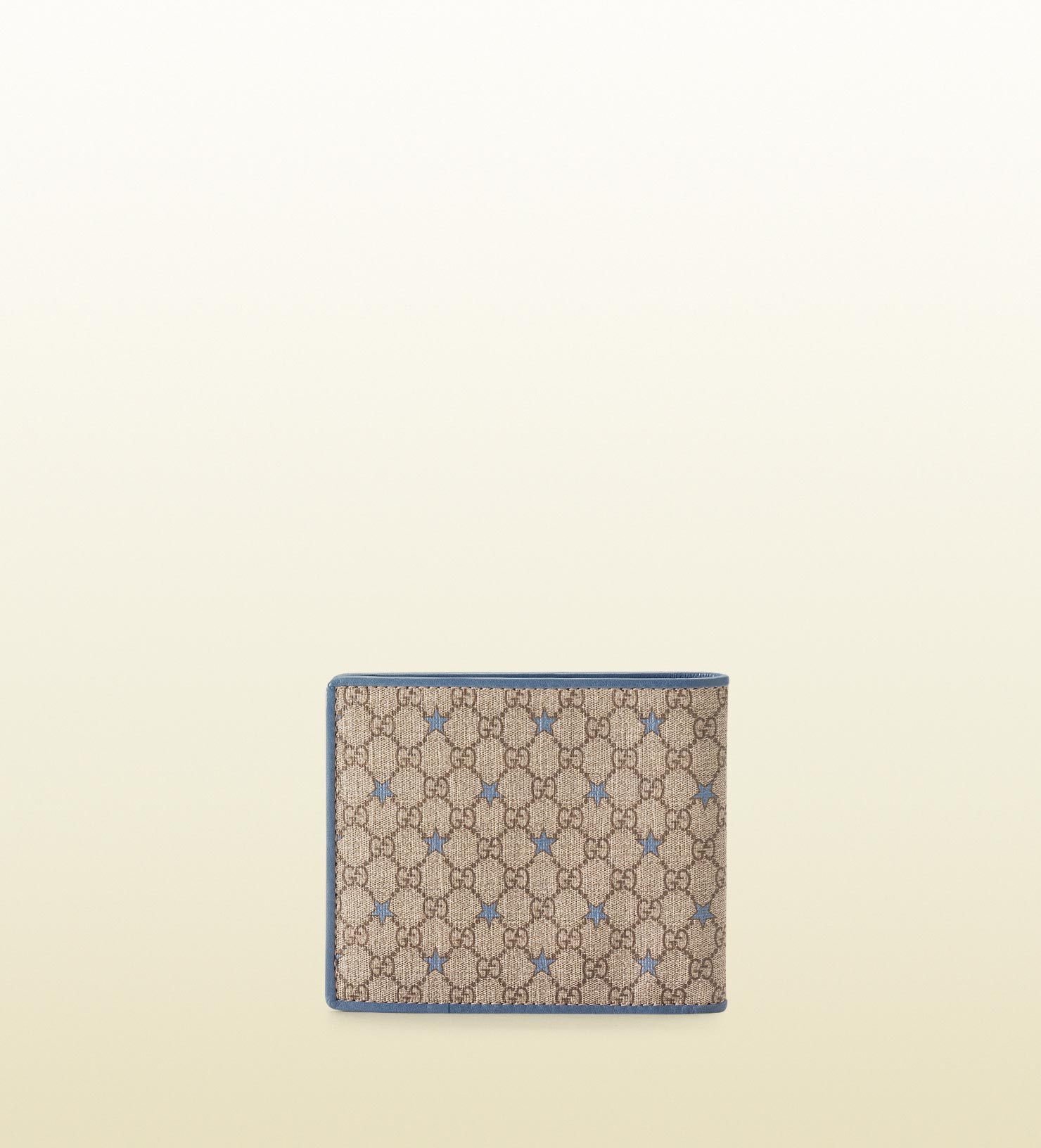 Gucci Micro Gg Supreme Stars Canvas Bifold Wallet in Beige (Natural) for Men - Lyst