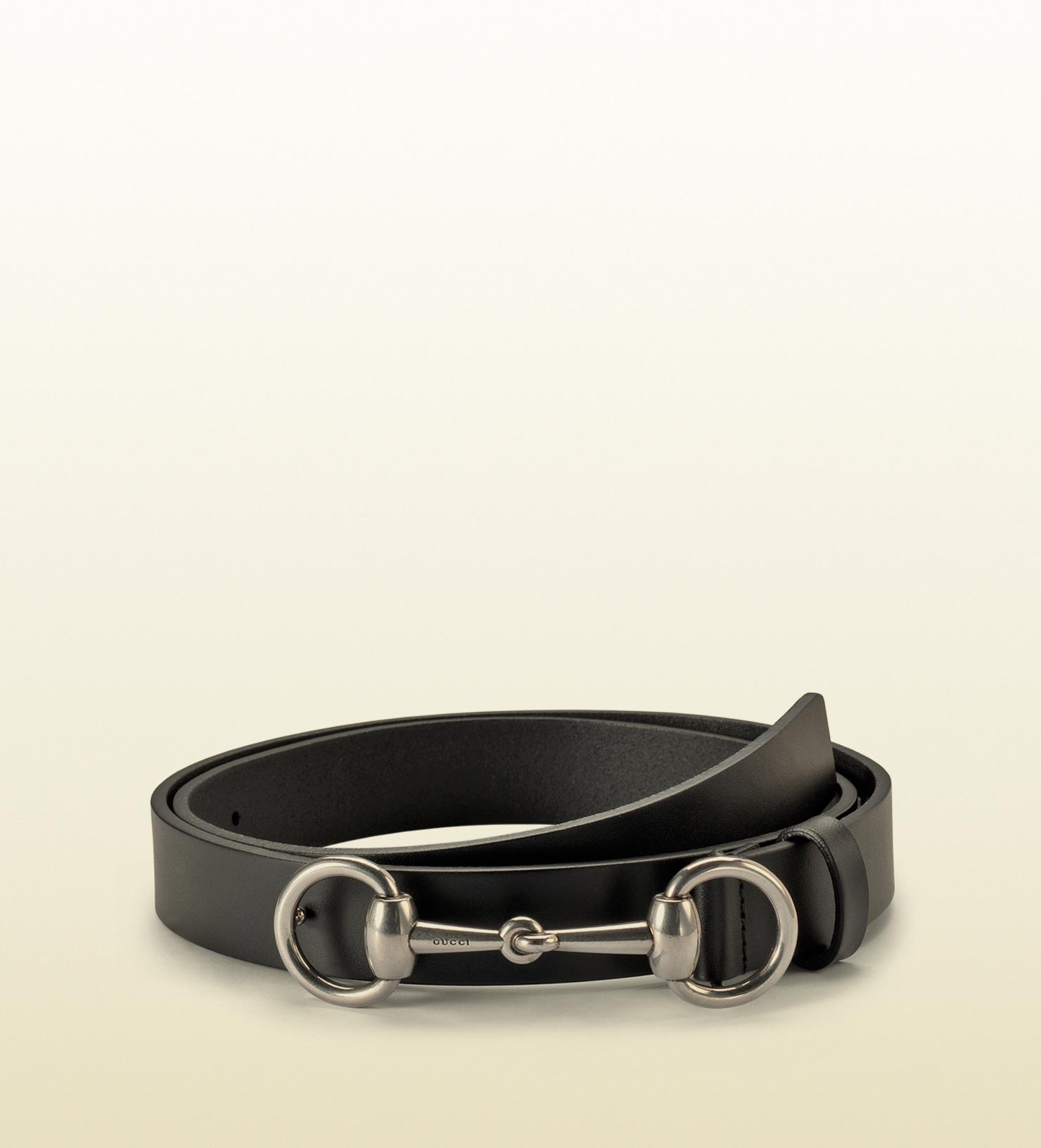 Gucci Black Leather Belt With Horsebit Buckle for Men - Lyst
