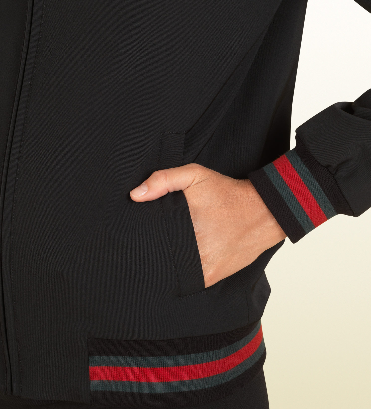 gucci mens zip up jacket