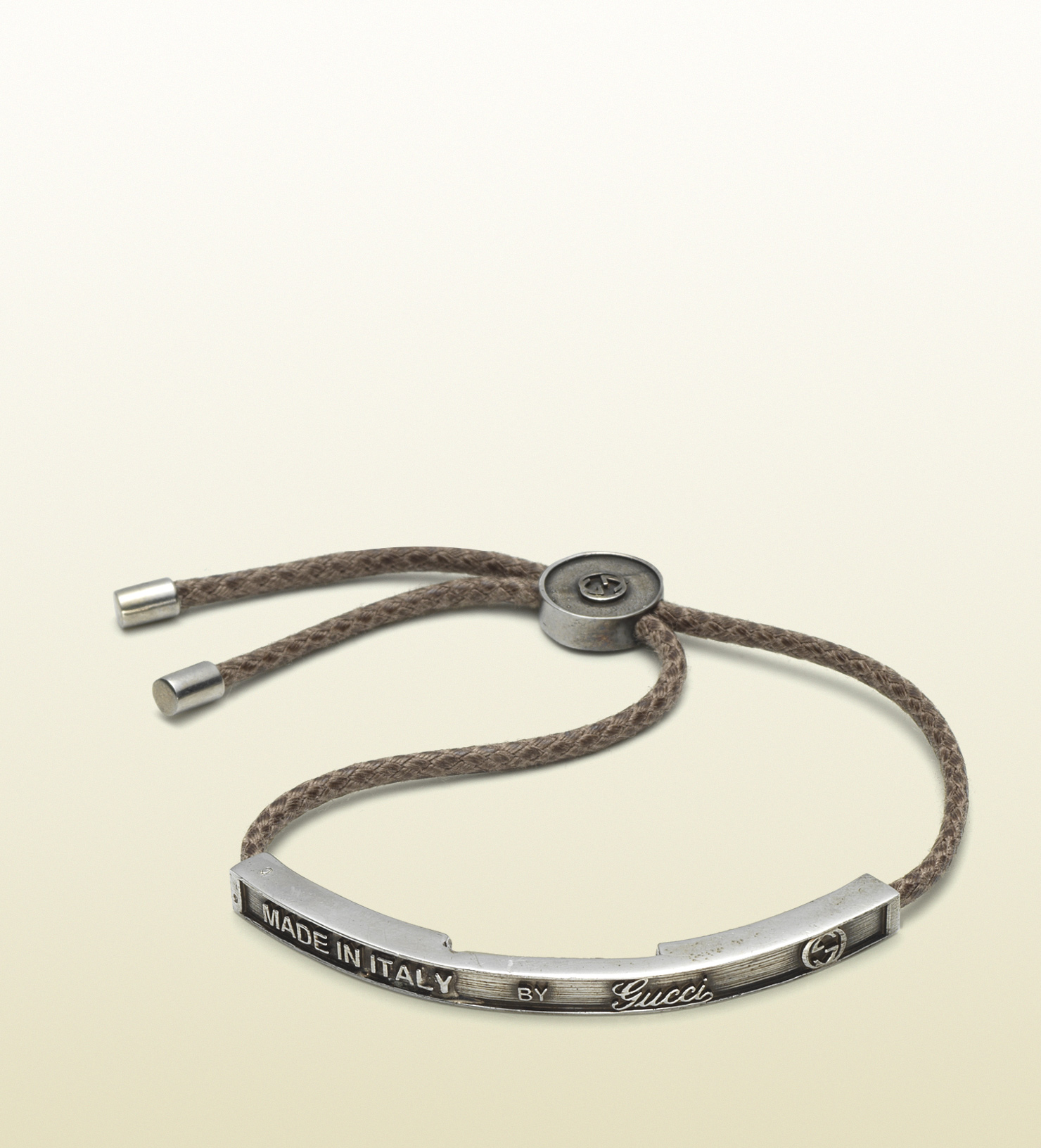 Lyst Gucci Bracelet With Embossed Vintage Trademark Tag In Gallery