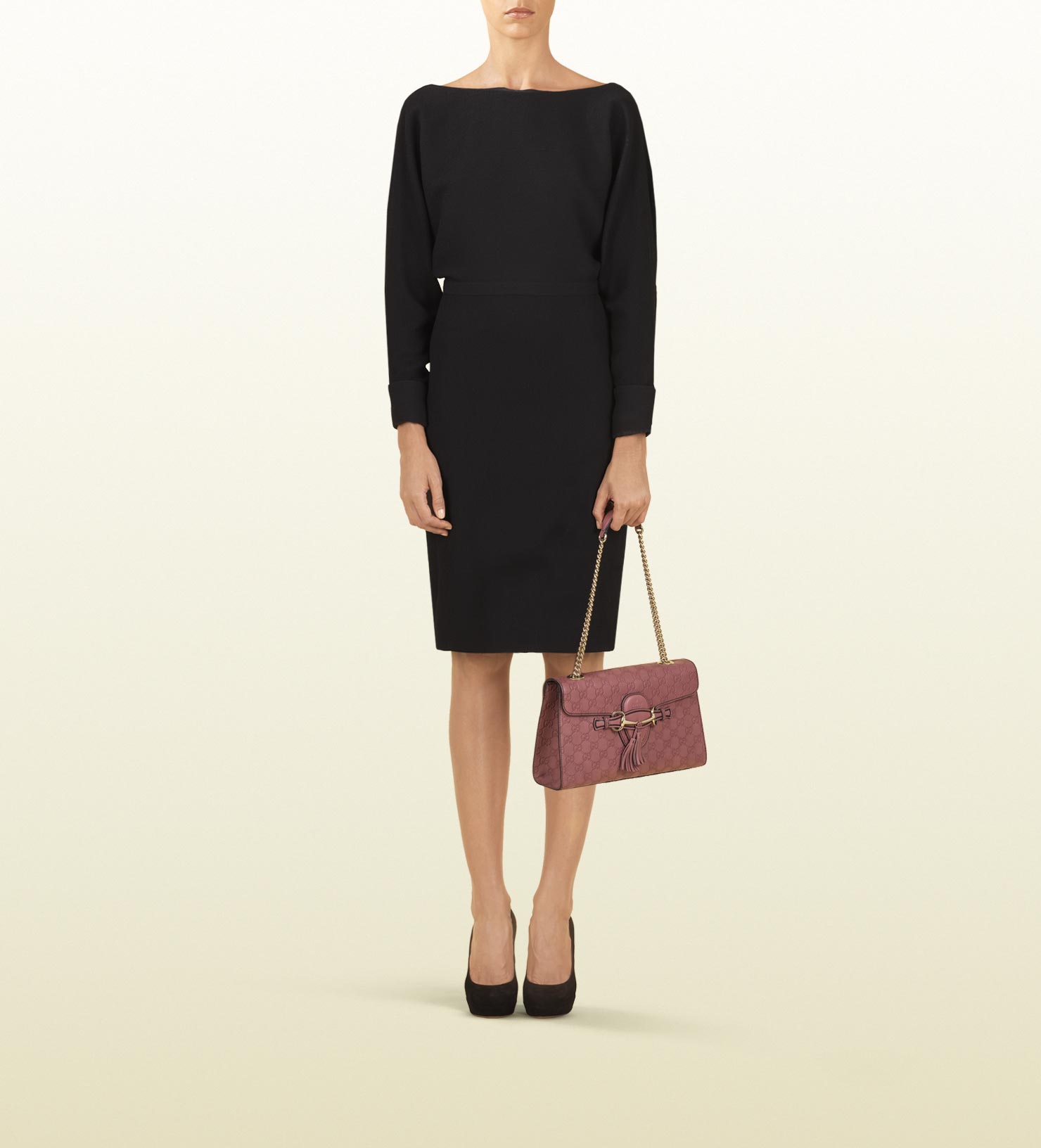 emily guccissima chain shoulder bag