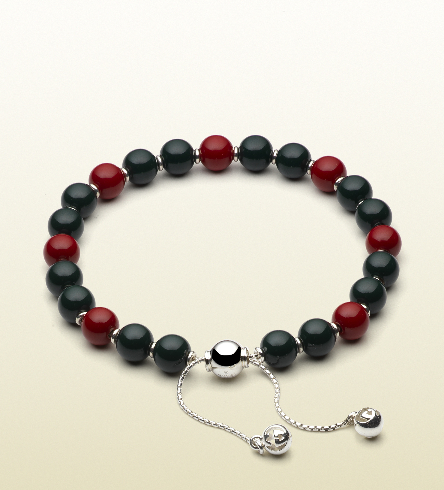 Gucci Men's Ghost Sterling Silver Bar Bracelet | Neiman Marcus