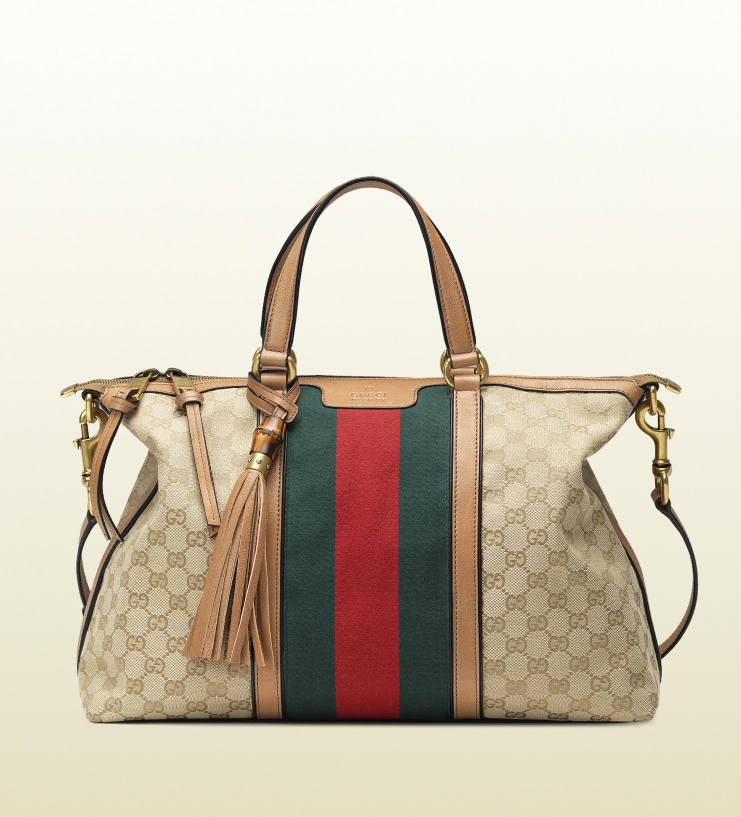 Gucci Rania Original Gg Canvas Top Handle Bag - Lyst