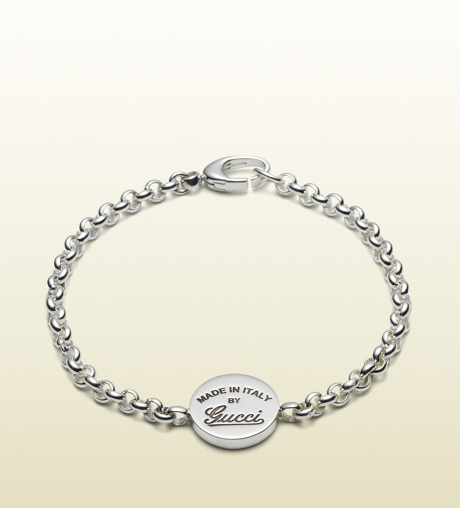 Gucci Bracelet With Vintage Trademark Engraving in Silver (Metallic) for  Men - Lyst