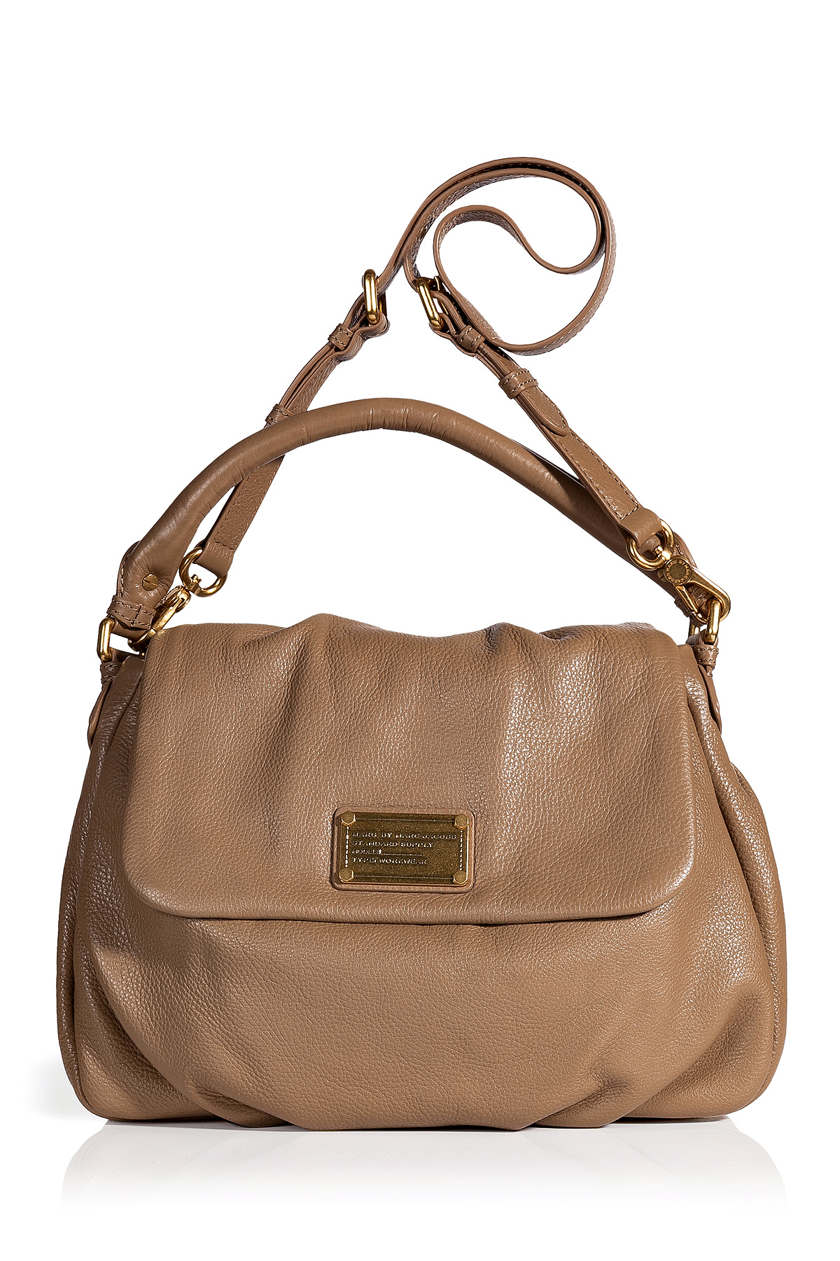 Marc By Marc Jacobs Praline Leather Classic Q Lil Ukita Shoulder Bag in ...