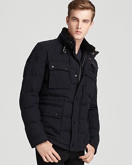 Burberry Rayford Puffer Jacket in Black for Men (true navy) | Lyst