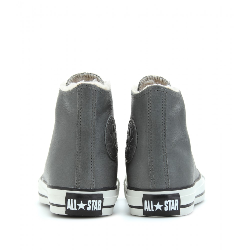 converse shearling grey