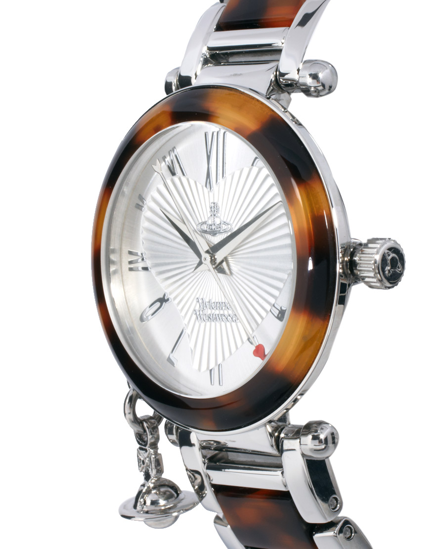 Vivienne Westwood Orb Tortoise and Silver Bracelet Watch Lyst