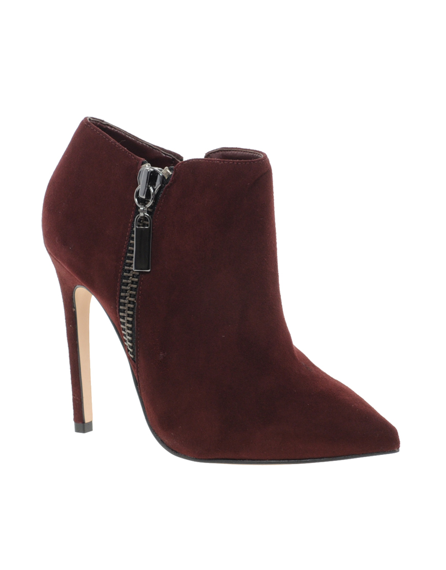 carvela burgundy ankle boots