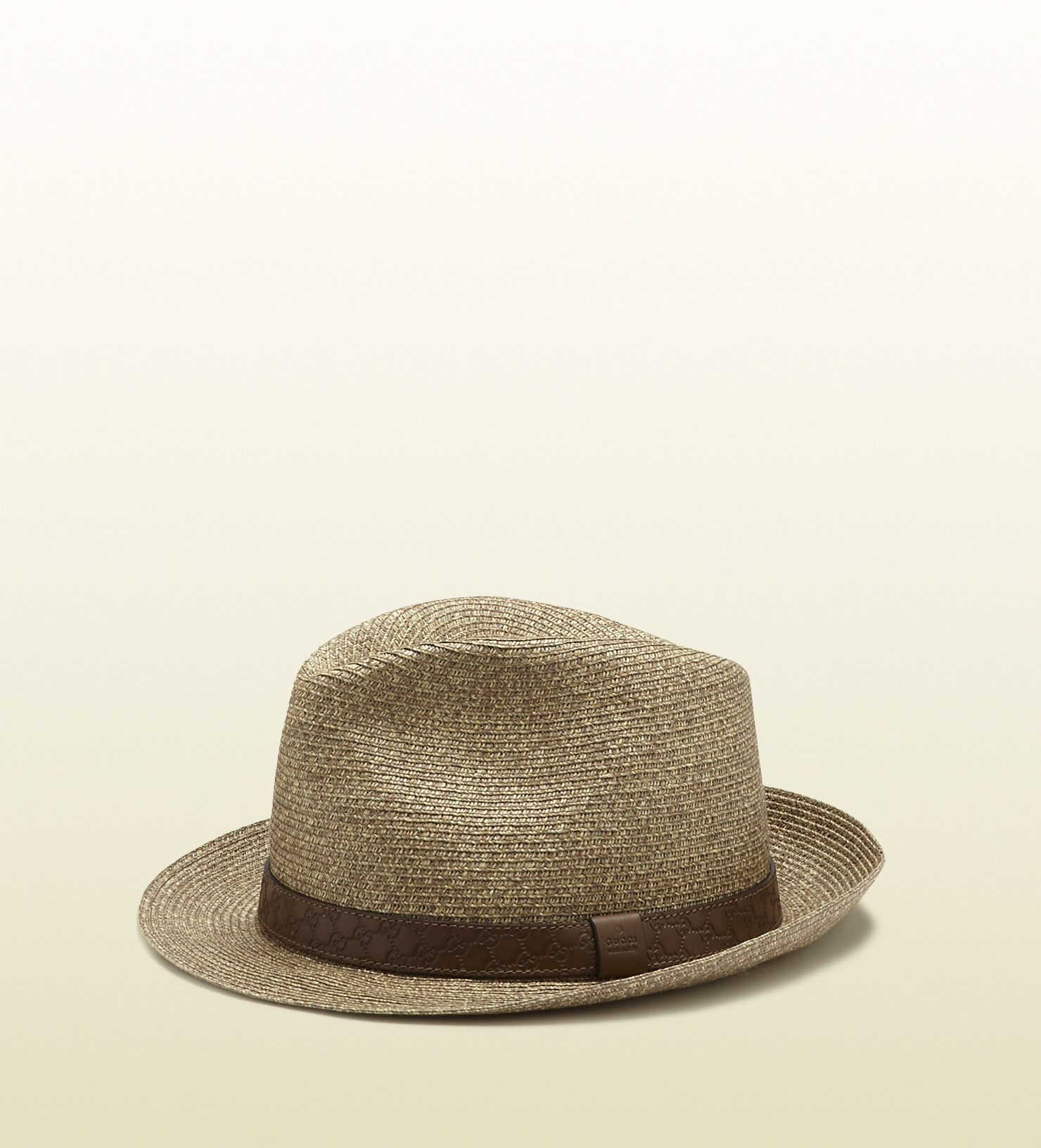 gucci straw fedora