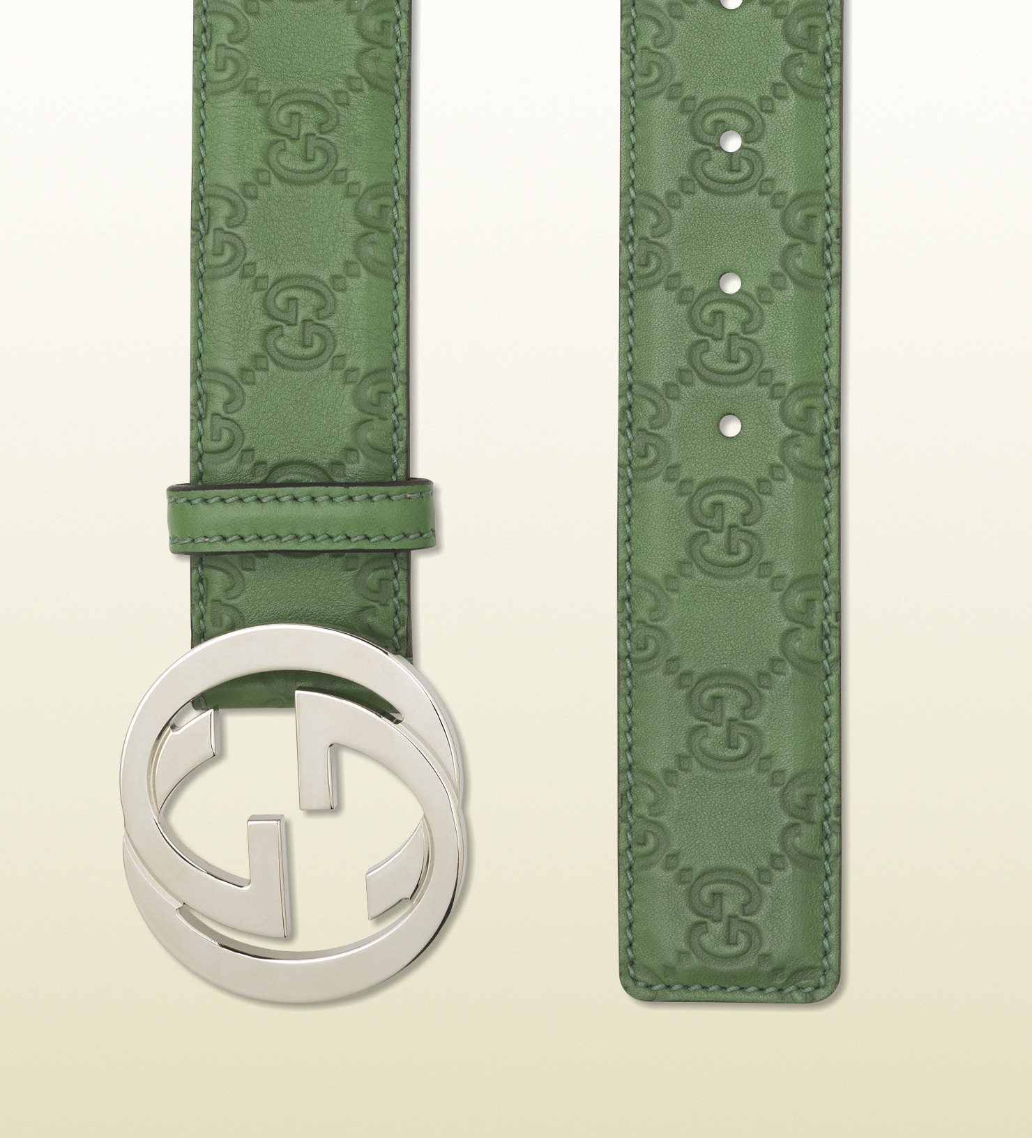 mens green gucci belt