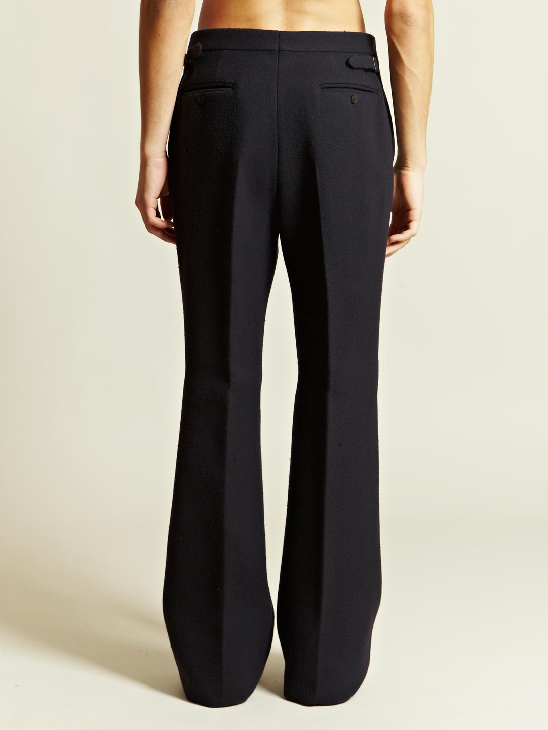 Lanvin Mens Large Flare Trousers in Midnight (Blue) for Men Lyst