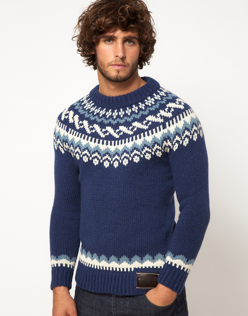 mens fairisle jumpers