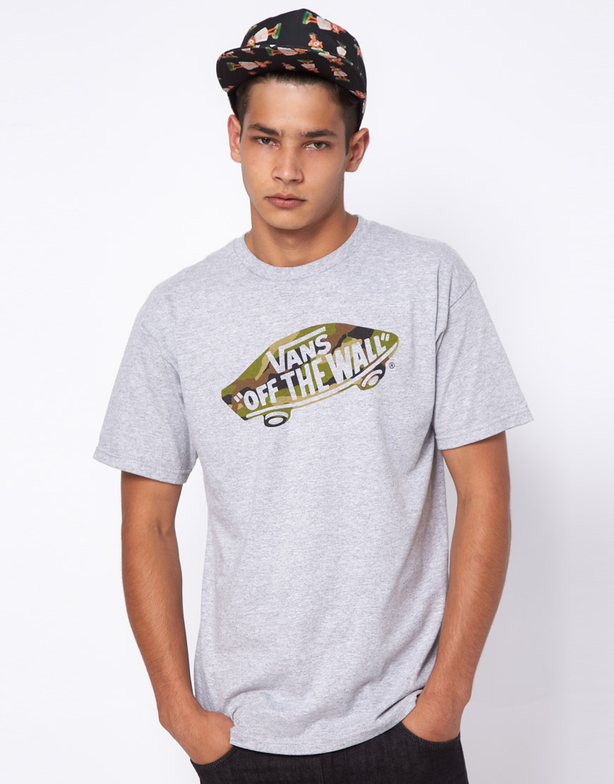 grey vans t shirt