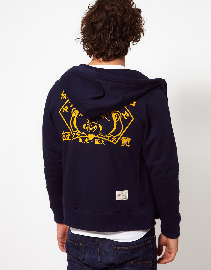 evisu hoodie jacket