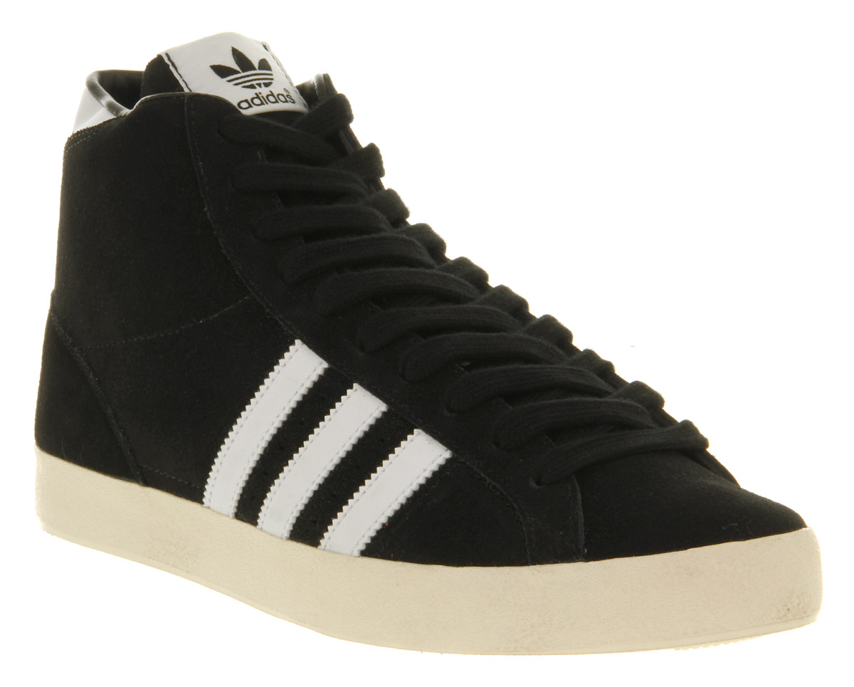 adidas Basket Profi Hi Black Ecru for Men - Lyst