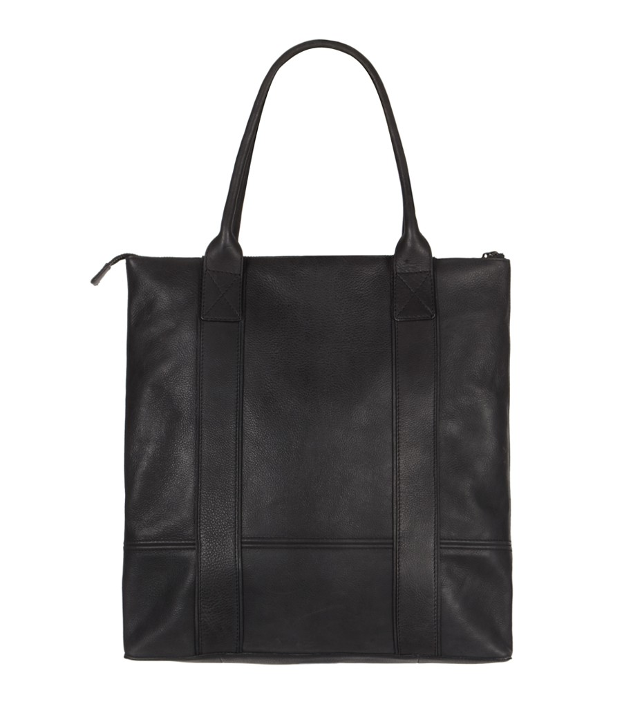 AllSaints Jackson Tote Bag in Black - Lyst