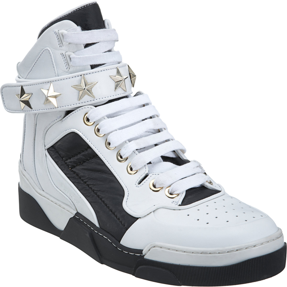 Givenchy Studded Strap High Top in White for Men | Lyst