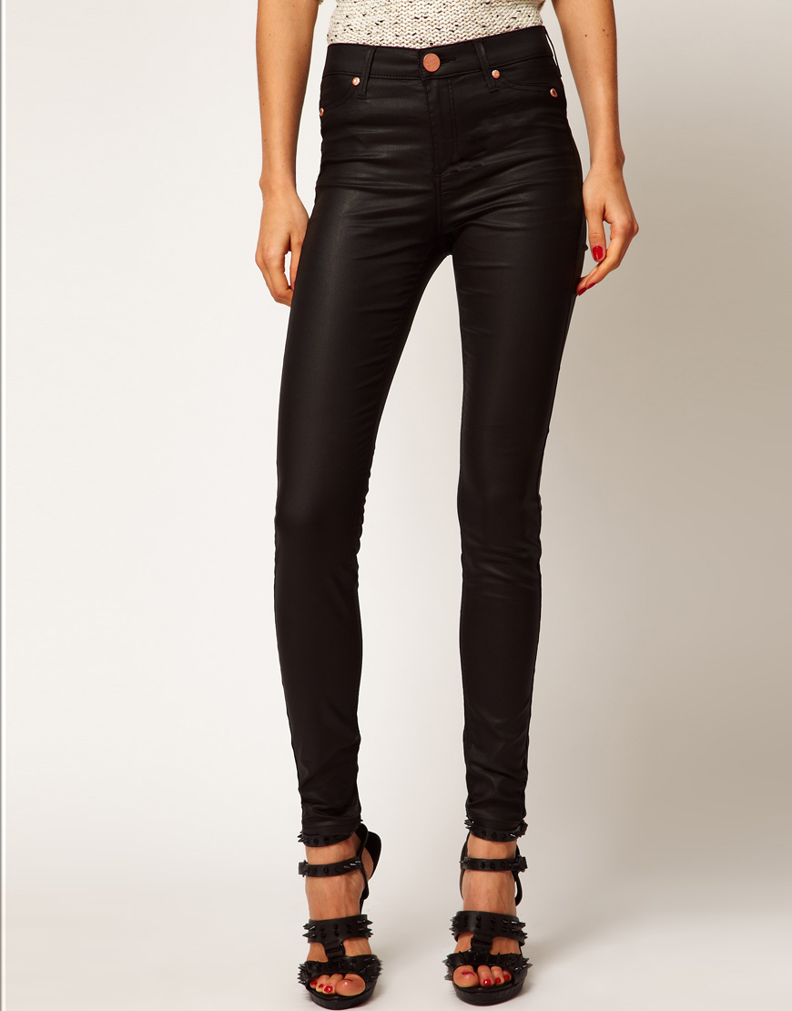 black coated molly jeggings
