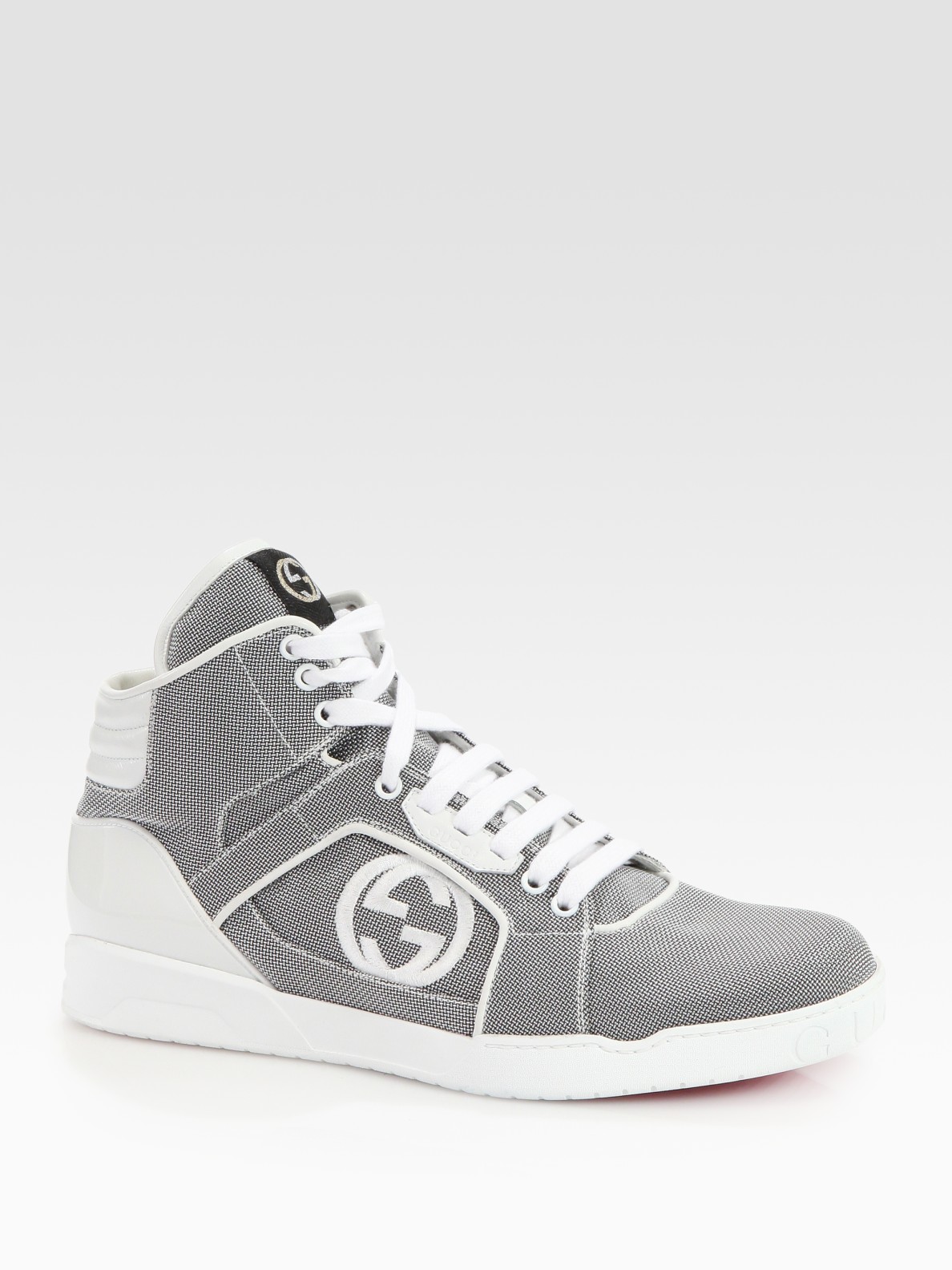 grey high top sneakers