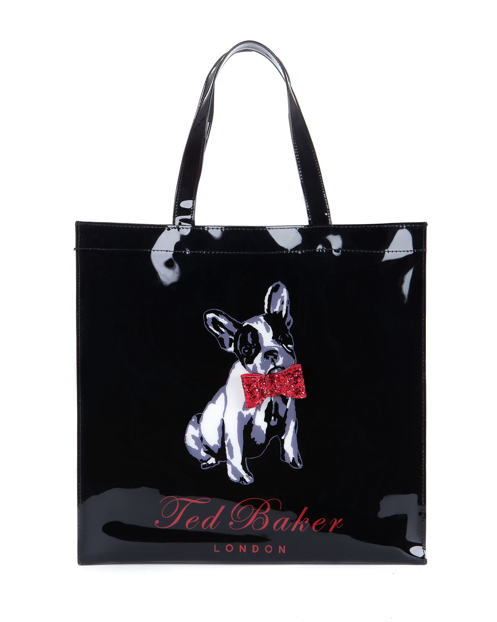 Ted Baker Cottcon Dog Ikon Bag in Black | Lyst