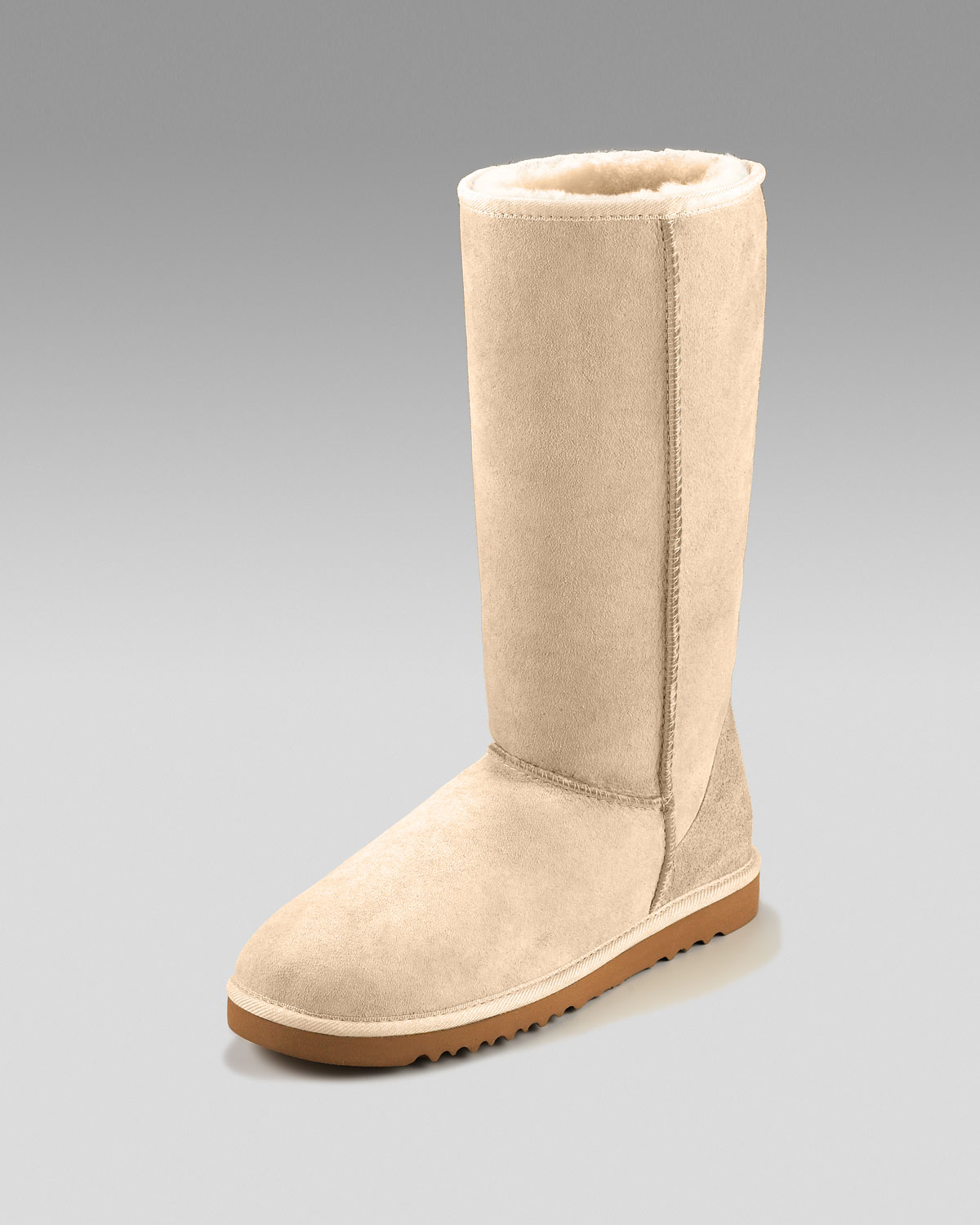UGG Leather Classic Tall Boots in Sand 