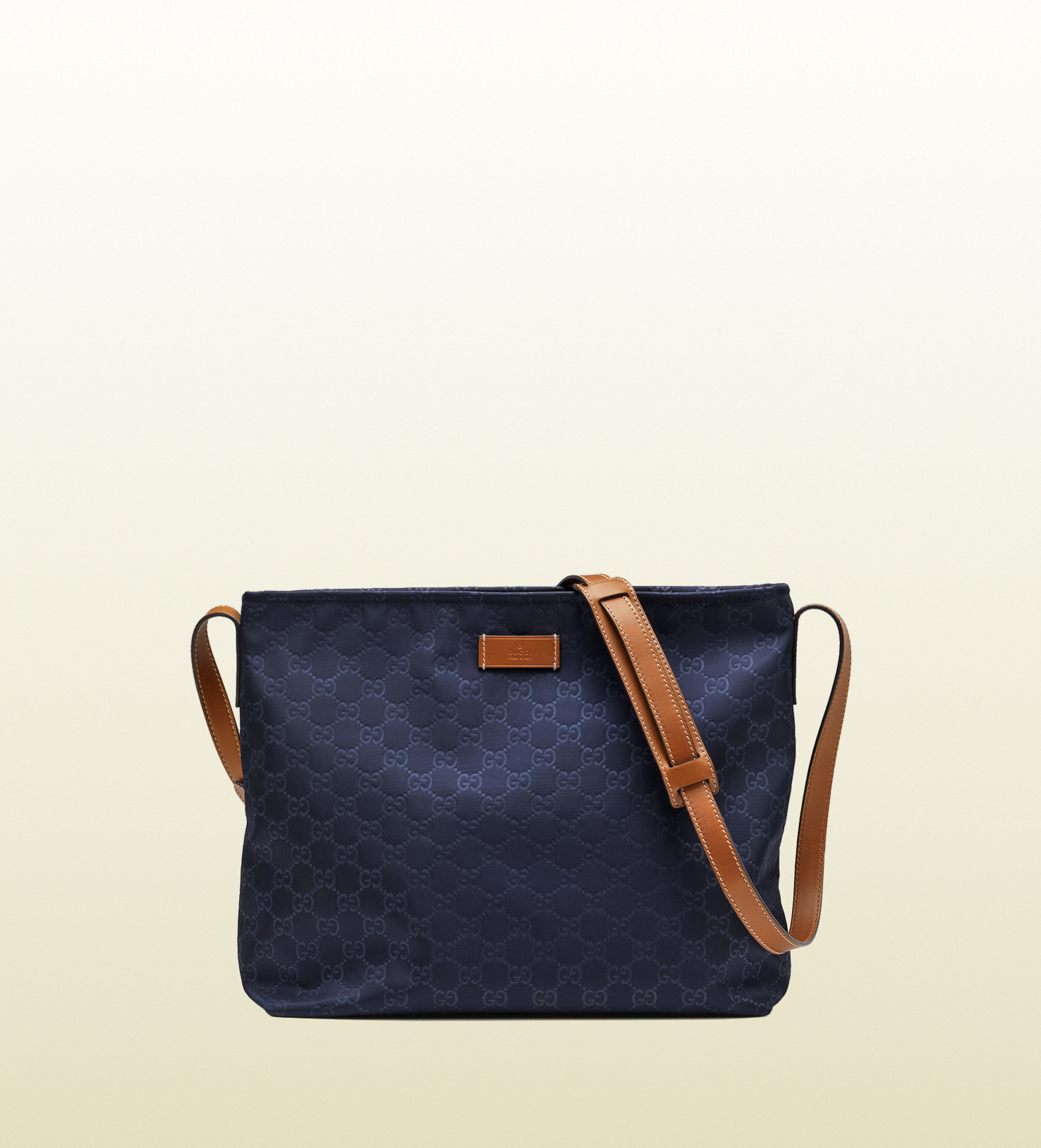 Lyst - Gucci Blue Nylon Ssima Messenger Bag in Blue for Men