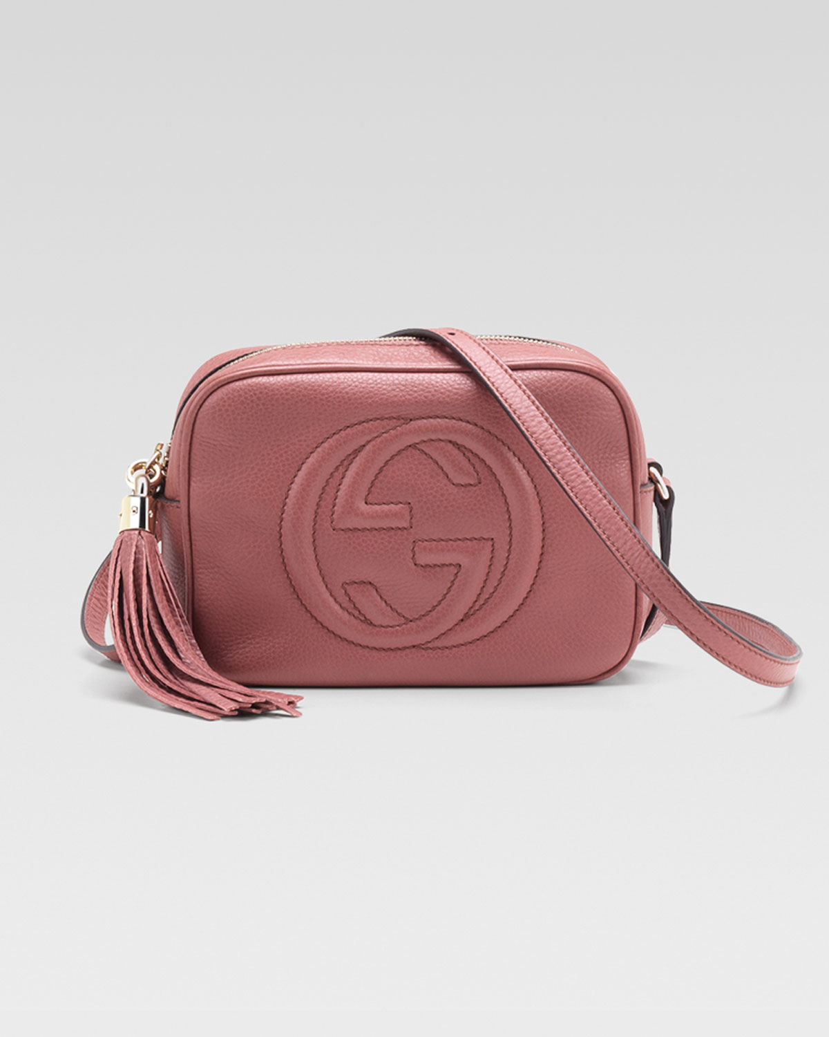 Gucci Soho Dark Pink Leather Disco Bag - Lyst